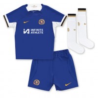 Chelsea Nicolas Jackson #15 Domáci Detský futbalový dres 2023-24 Krátky Rukáv (+ trenírky)